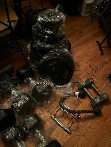 Dumbbells and Olympic Plates - Photo 3