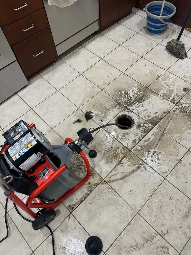 Unclogging Drain & Camera Inspection