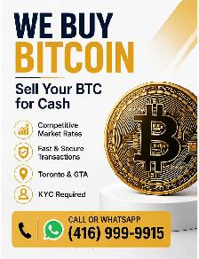 Cash for Bitcoin & USDT - Fast Transactions!