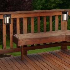 GTX Naturally Solar LED Wall or Post Accent Lights, Black, 4-Pac - Photo 3