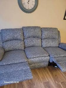 like new reclining couch