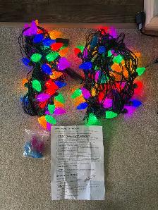 Sylvania outdoor Christmas lights 50x2