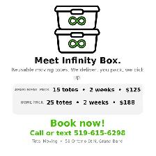 Rent Moving Totes — 15 or 25 Plastic Boxes Delivered