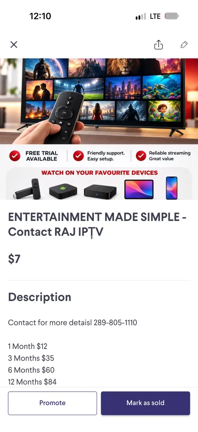 Raj İPTV – Subscriptions for Android TV Devices