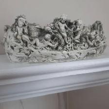 BEAU VASE NEUF DES ANGES BLANC GRIS DE SF IMPORTS INC: $15.00 - Photo 2