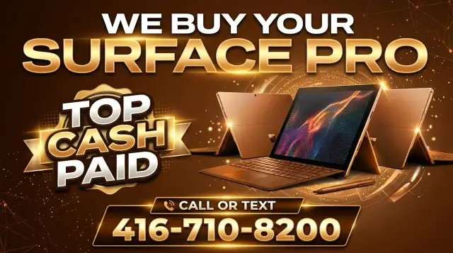 We Purchase Microsoft Surface Pro Devices in Any Generation