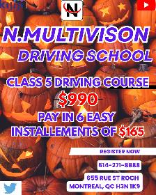 FULL CLASS-5, CAR DRIVING COURSE FROM APPROVED SCHOOL OF S.A.A.Q