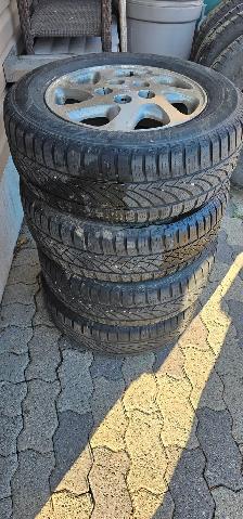 4 Hankook Optimo 4S Tires 205/65R15 on 5 Toyota aluminum Rims